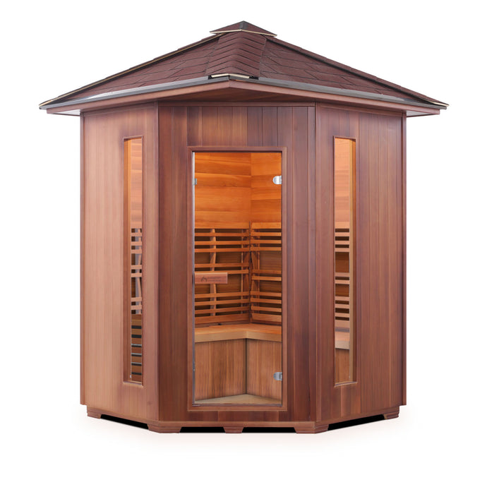 Enlighten SunRise 4 Corner - Dry Traditional Sauna